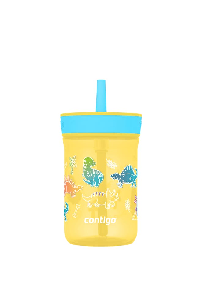 Kids’ Leighton Straw Tumbler with Spill-Proof Leak-Proof Lid, 14oz Q2