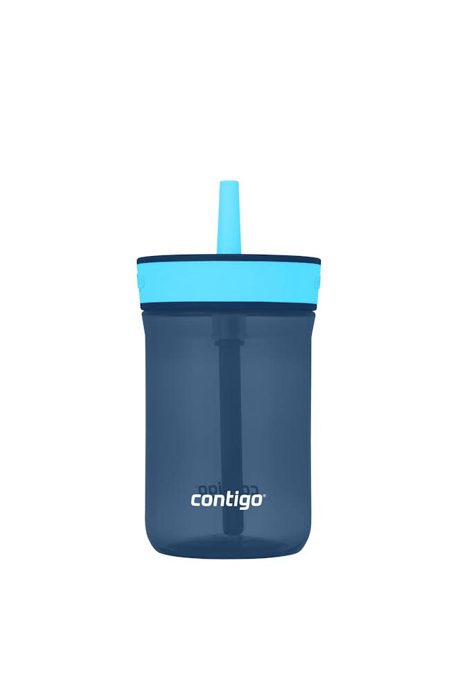 Kids’ Leighton Straw Tumbler with Spill-Proof Leak-Proof Lid, 14oz Q2
