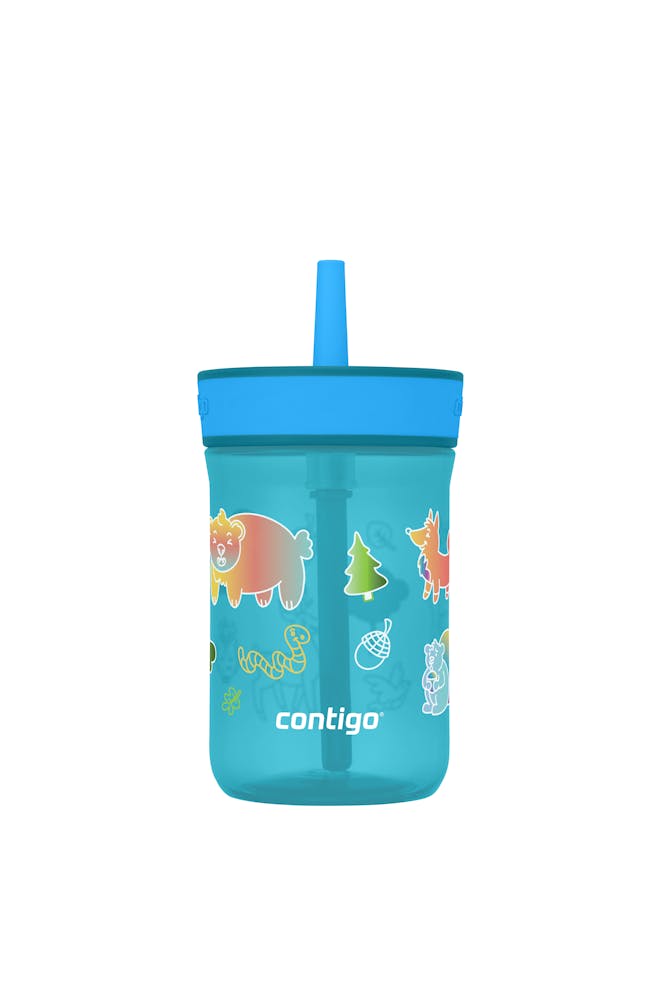 Kids’ Leighton Straw Tumbler with Spill-Proof Leak-Proof Lid, 14oz Q2