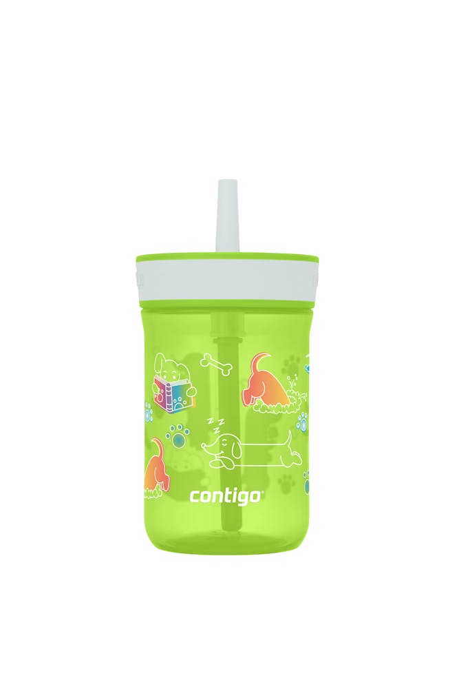 Kids’ Leighton Straw Tumbler with Spill-Proof Leak-Proof Lid, 14oz Q2